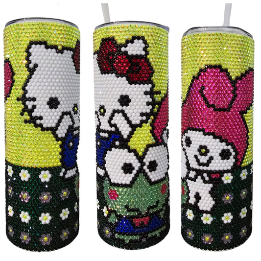 20oz Hello Kitty and Friends Rhinestone Tumbler