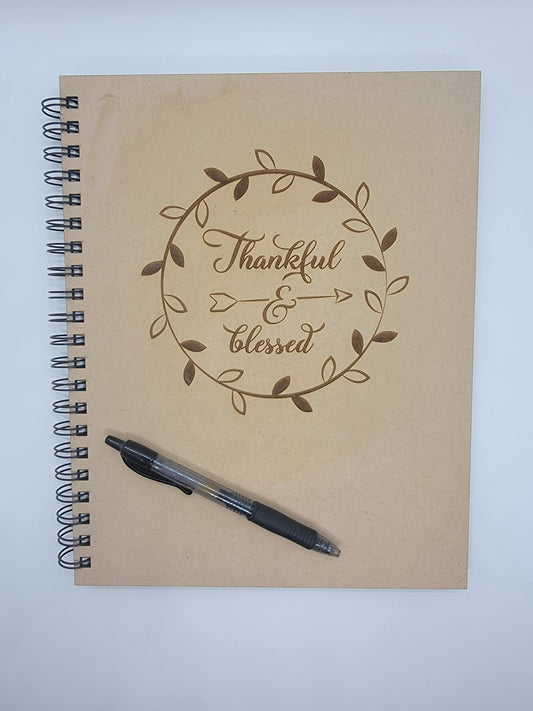 Thankful and Blessed Notebook