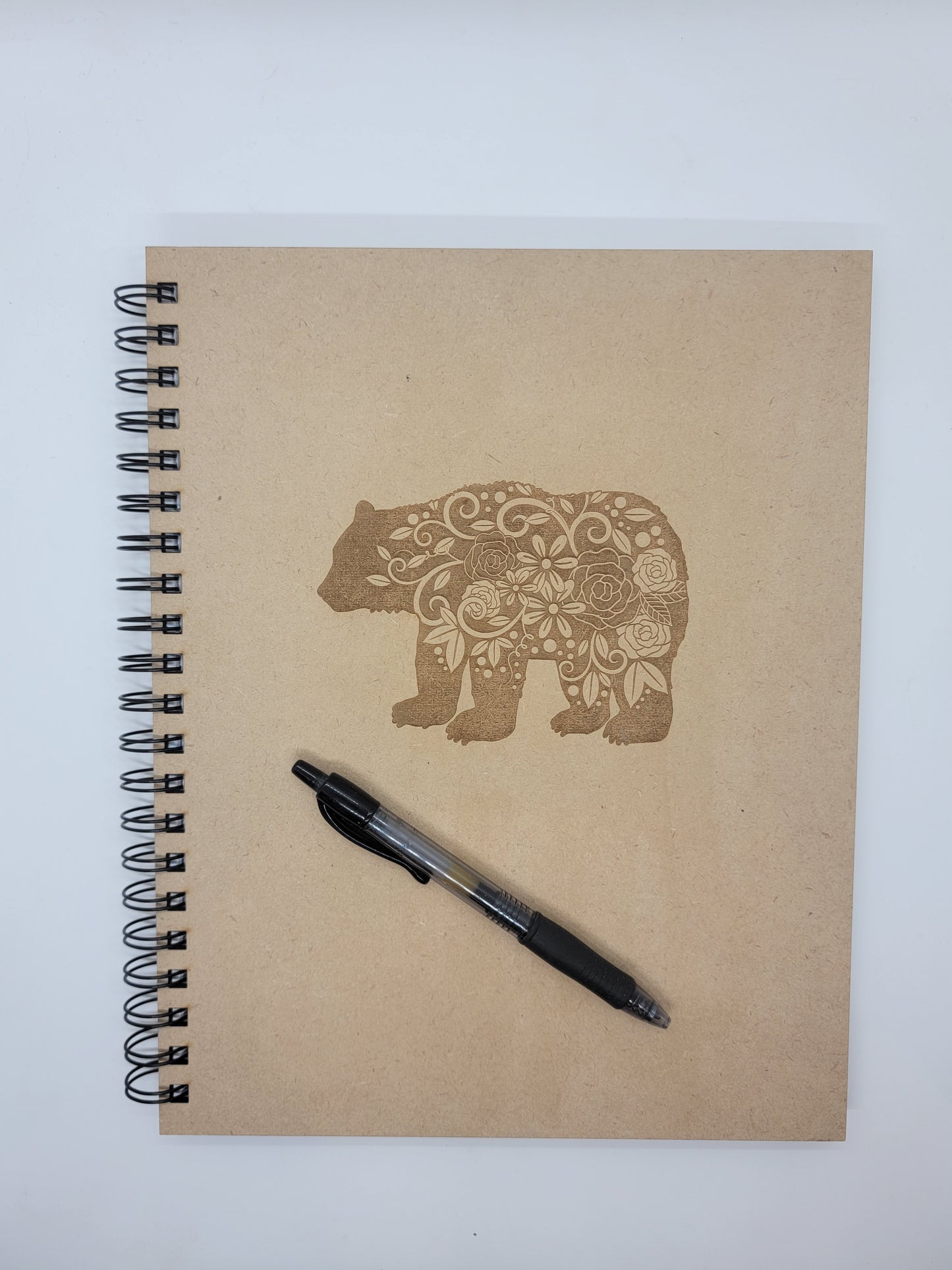 Floral Bear Notebook