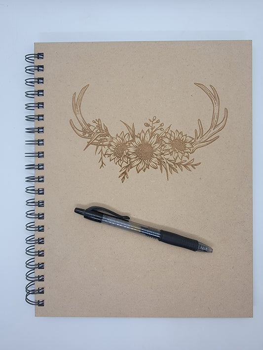 Sunflowers with Antlers Notebook