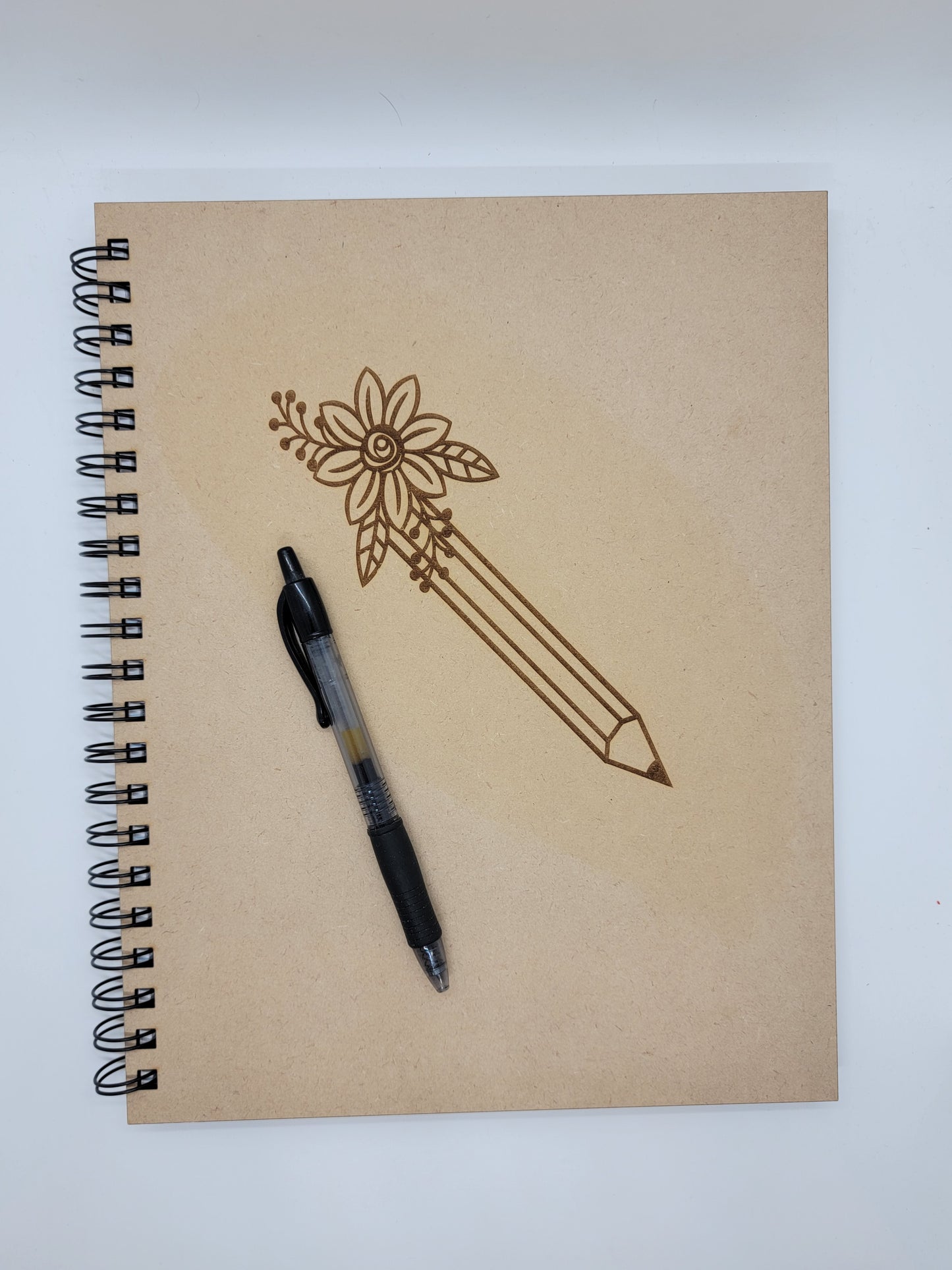 Pencil with Flowers Notebook