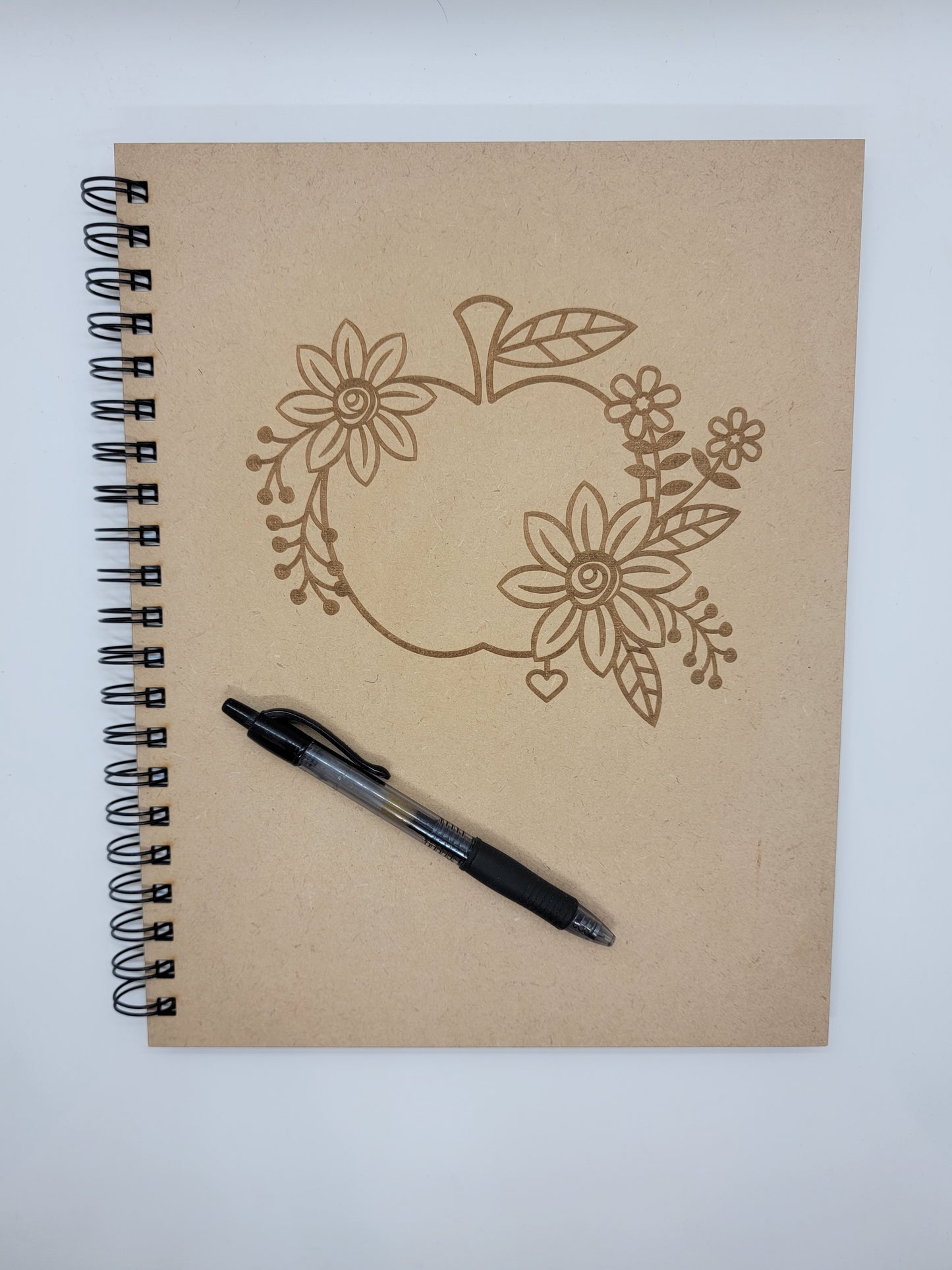 Apple with Flowers Notebook