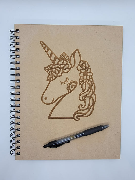 Unicorn with Flower Notebook