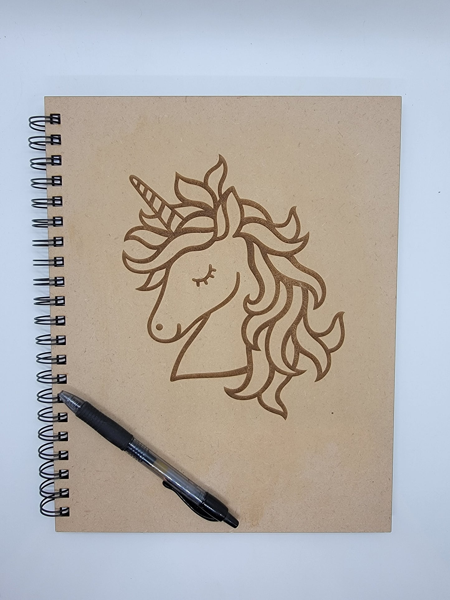 Unicorn with Wild Hair Notebook