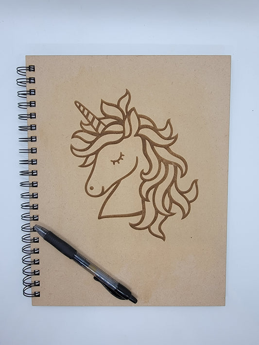 Unicorn with Wild Hair Notebook