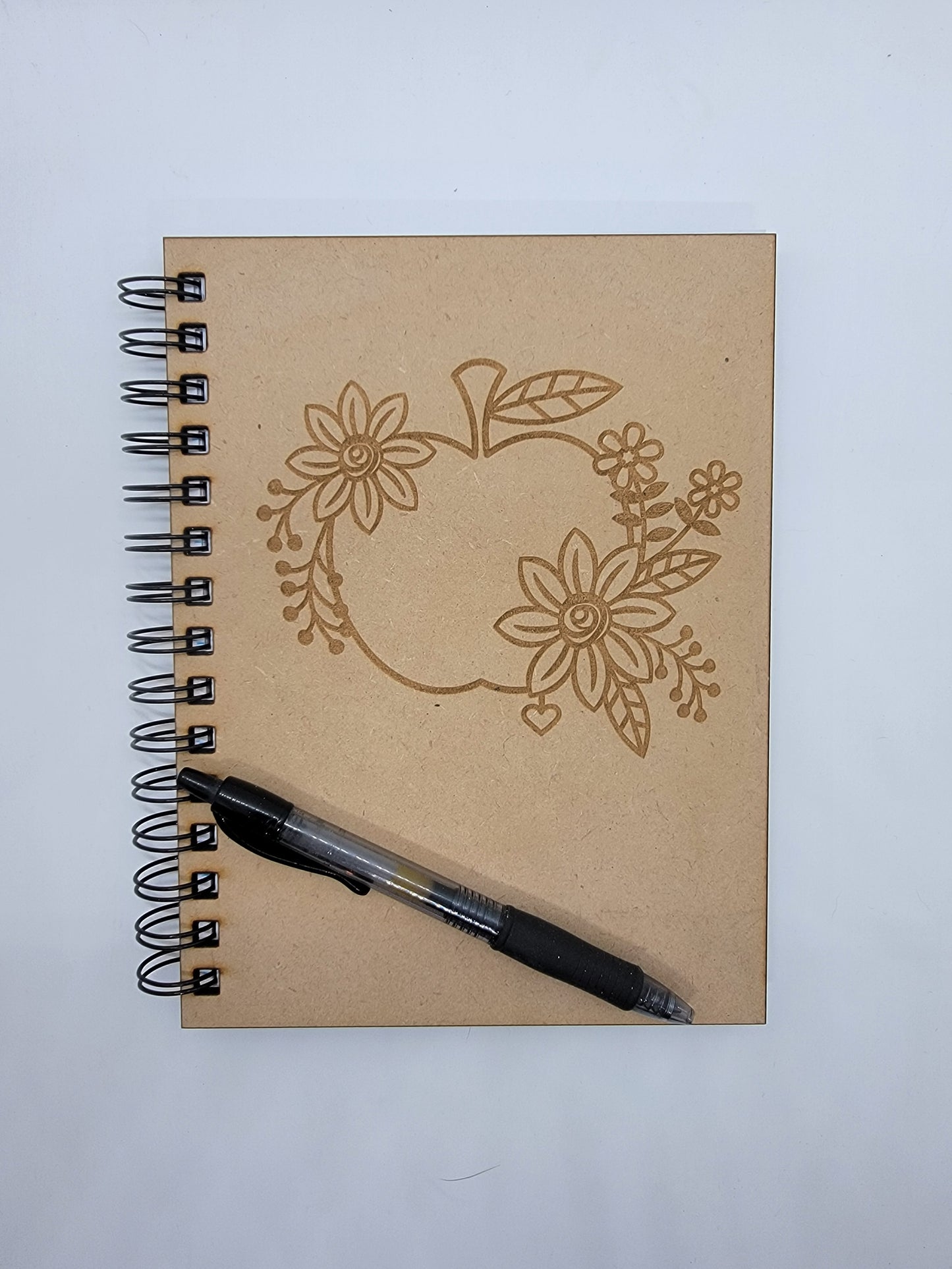 Apple with Flowers Notebook