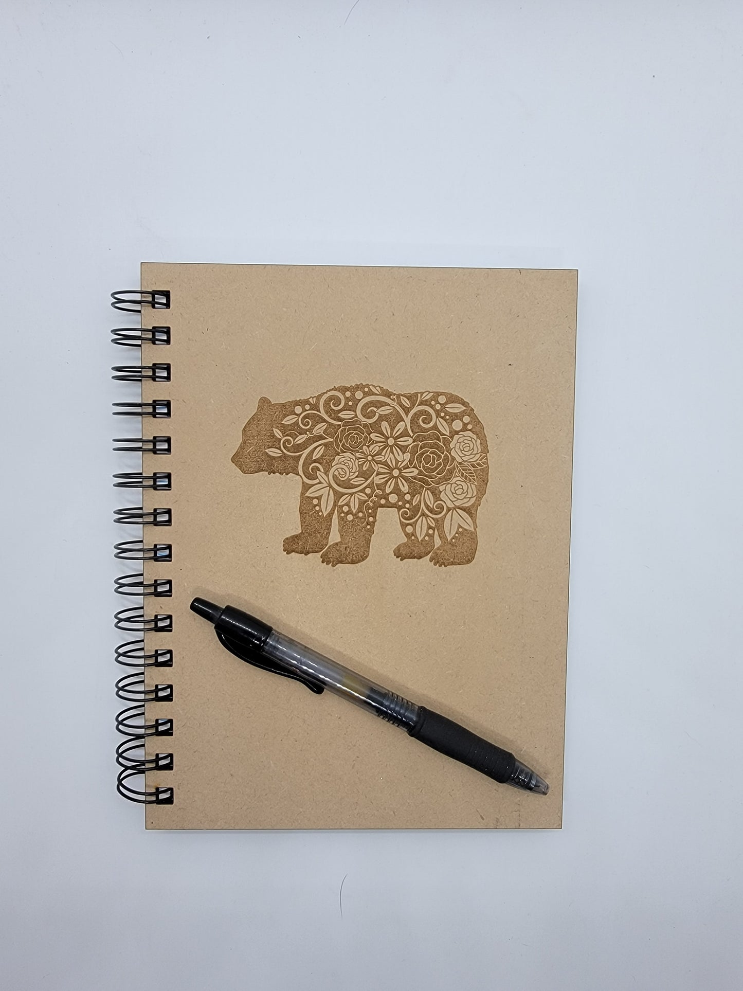 Floral Bear Notebook