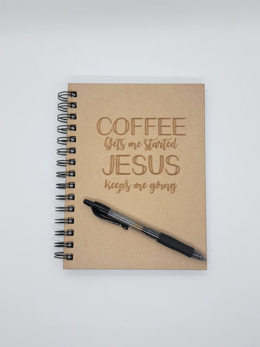 Coffee gets me Started Notebook