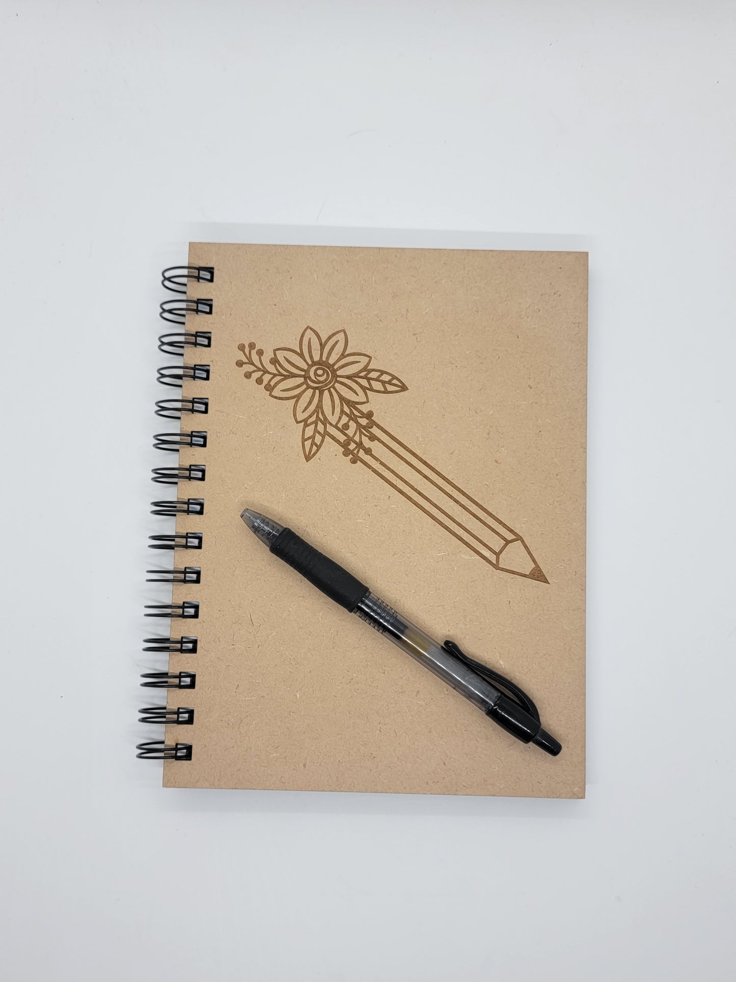 Pencil with Flowers Notebook