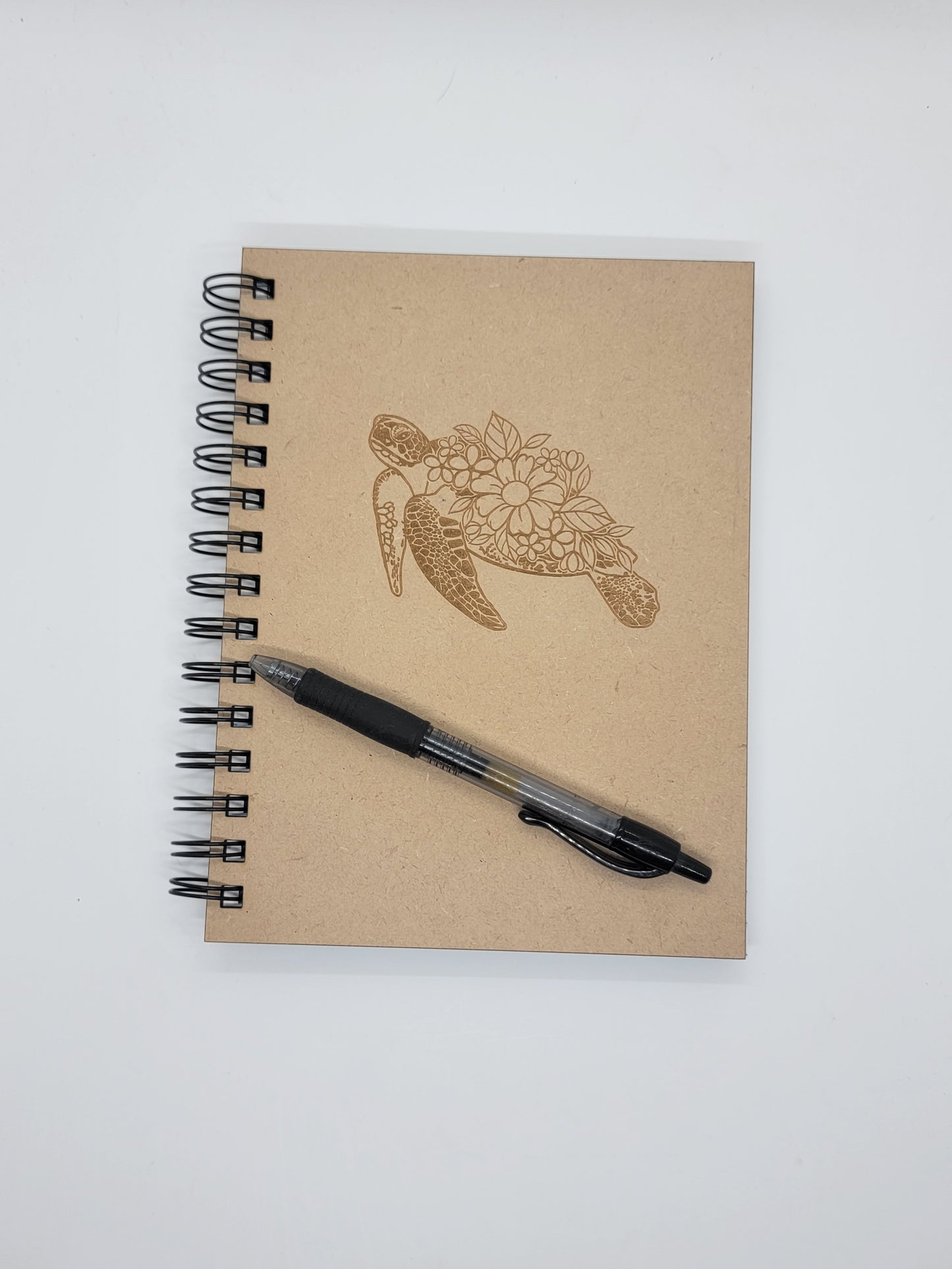 Floral Sea Turtle Notebook