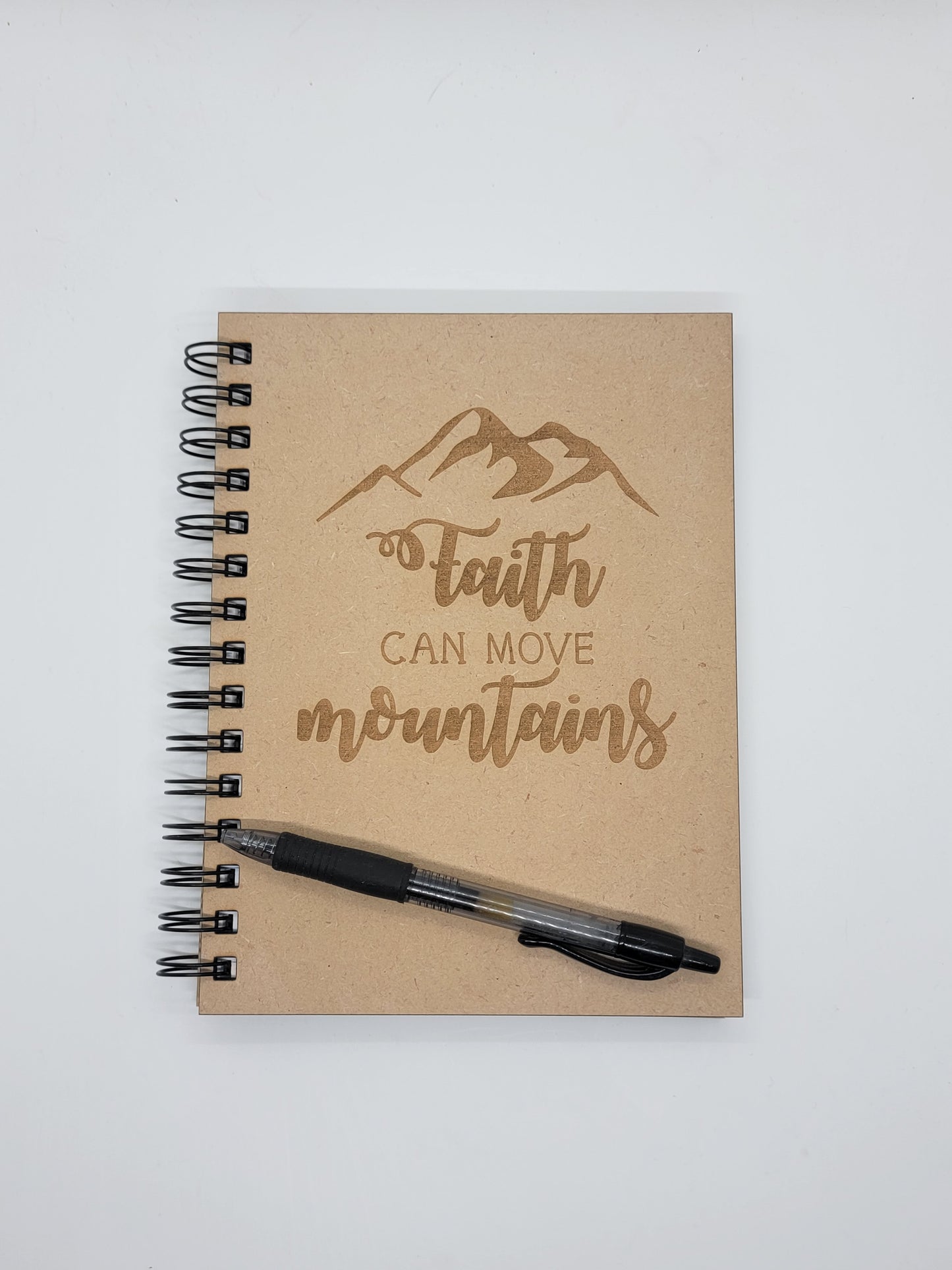 Faith can move Mountains Notebook