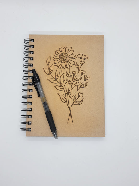 Single Sunflower Notebook