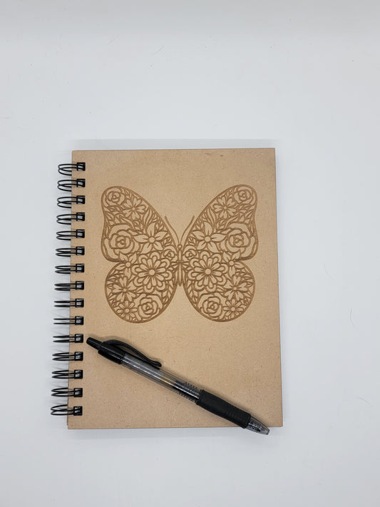 Floral Butterfly Notebook