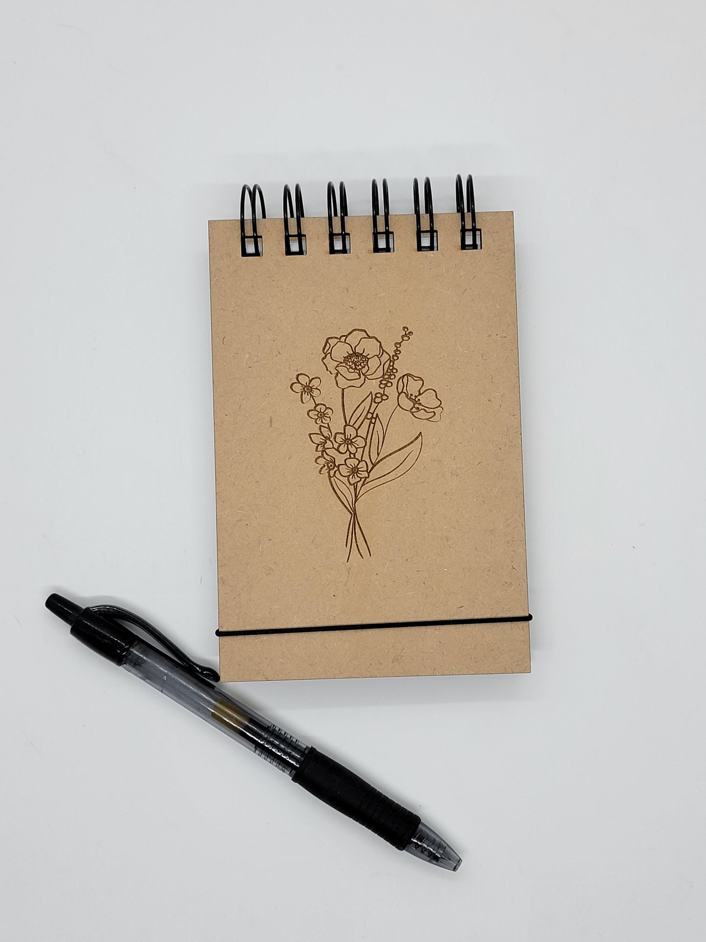 Poppy Flower Bouquet Notebook