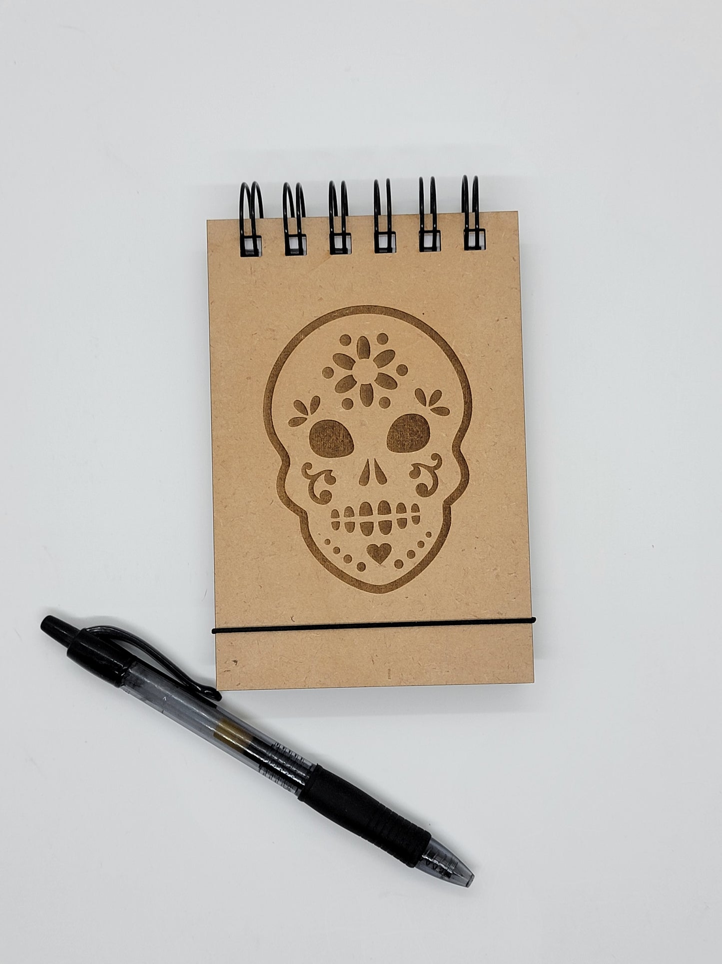 Sugar Skull with Flower Notebook