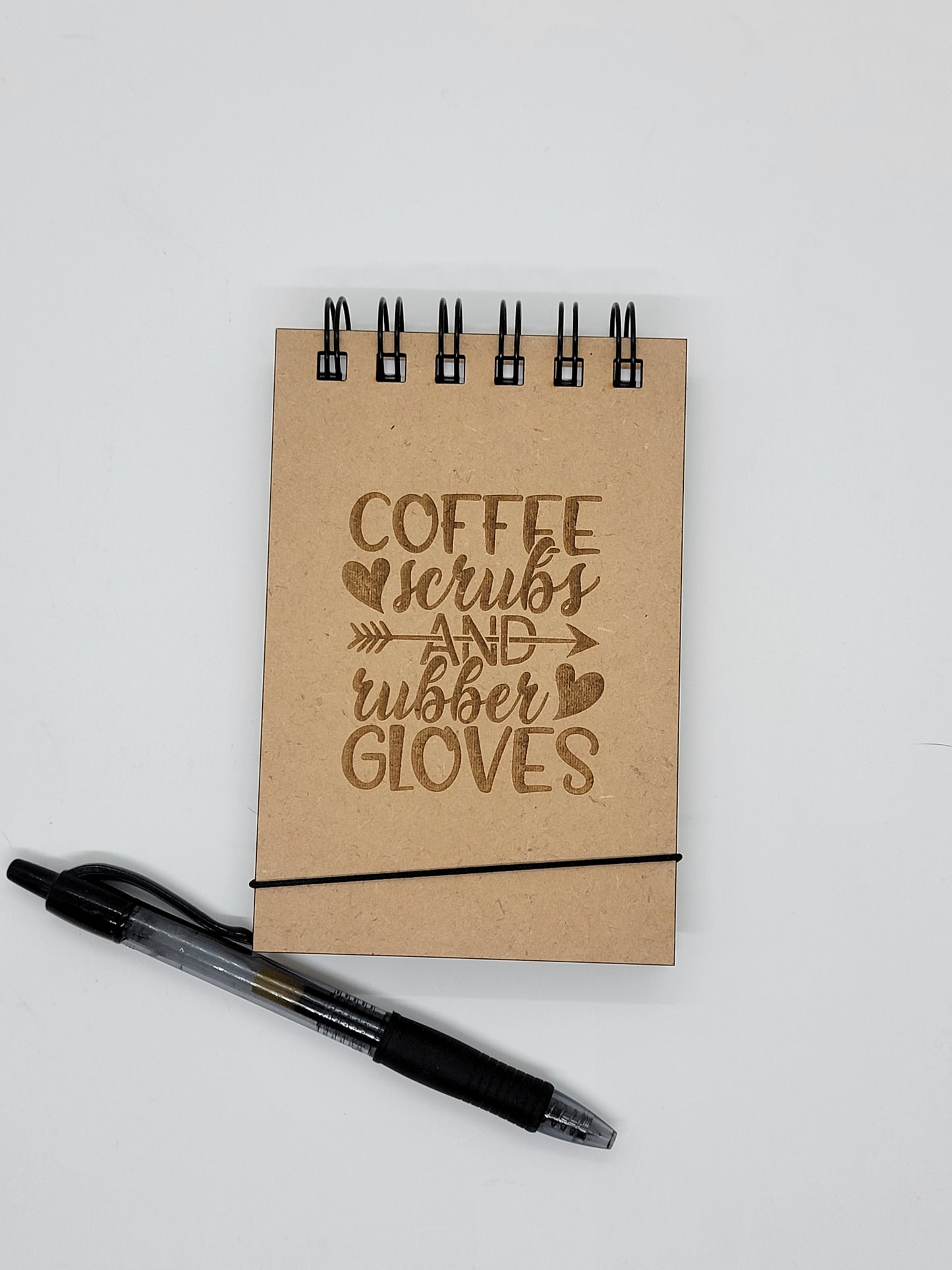 Coffee Scrubs and Rubber Gloves Notebook