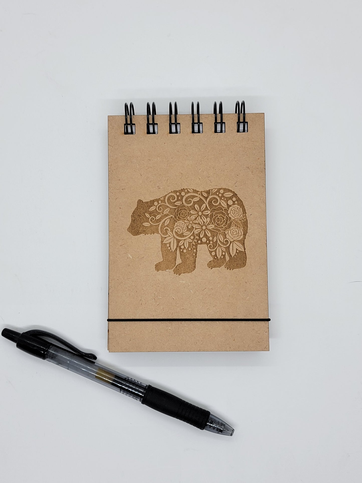 Floral Bear Notebook