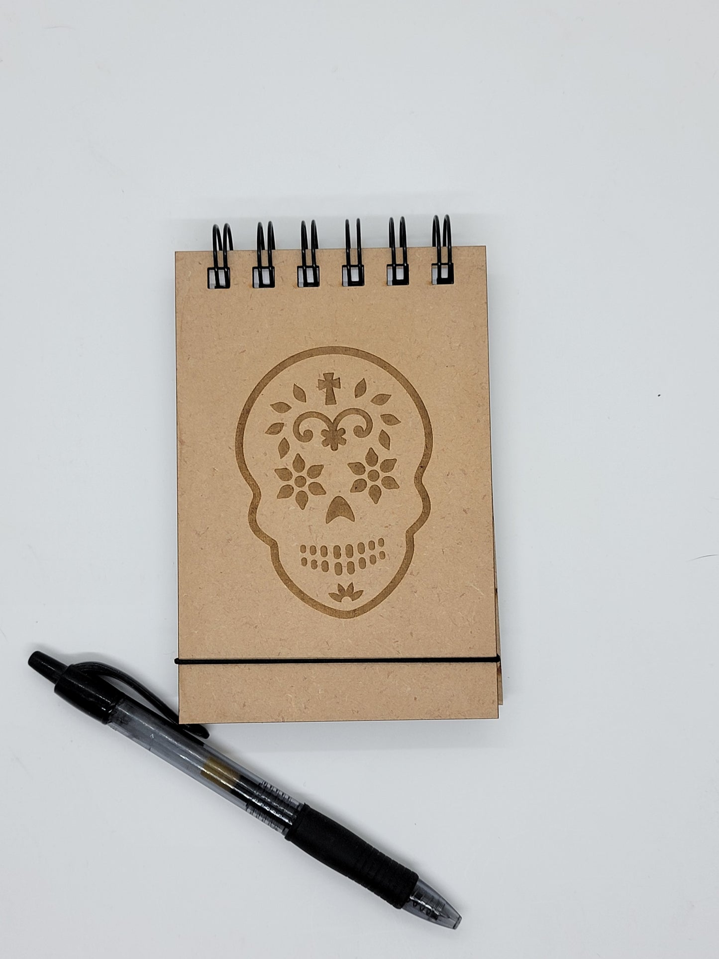 Sugar Skull with Cross Notebook