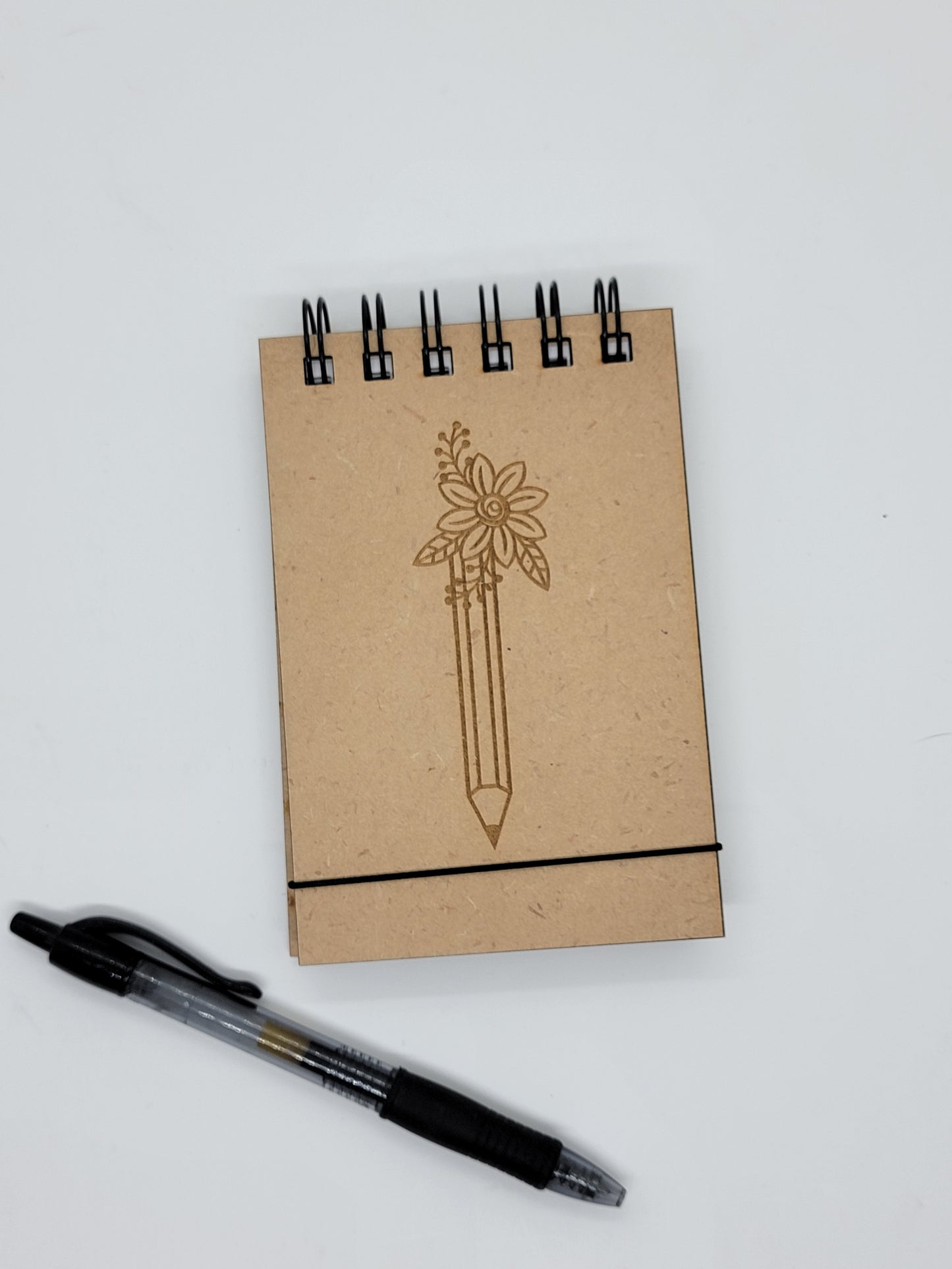 Pencil with Flowers Notebook