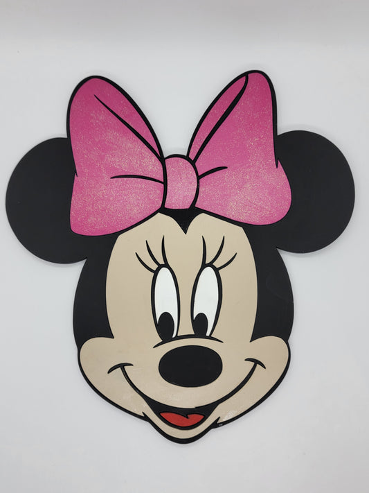 Minnie Mouse Head Wall Decor